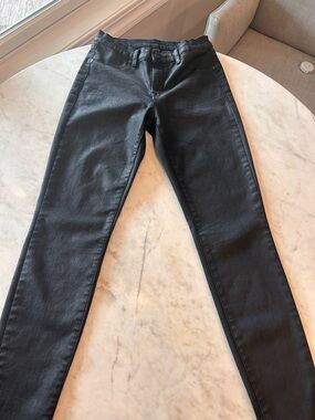 Blank NYC Black Skinny Coated Jeans
